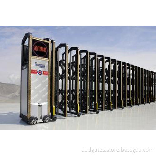 Factory Expandable Automatic Folding Gate With Trackless Op